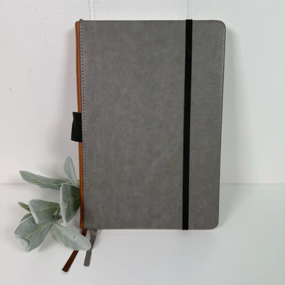 Lemome Gray Undated (A5) Hardcover Daily Planner Calendar Weekly Monthly NWOT